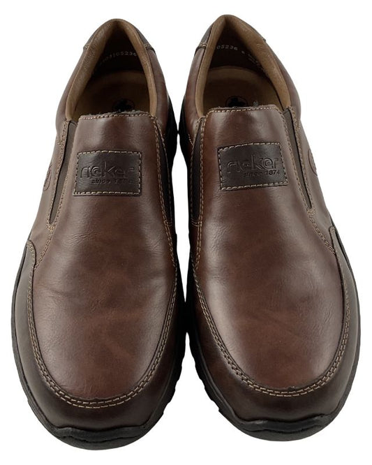Rieker Herren Slipper Halbschuh extra weit 03354-26 Braun