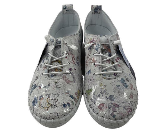 Cosmos 6143-401-119 Damen Sneaker Weiß Leder