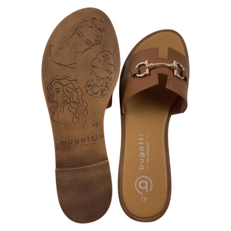 Bugatti Damen Pantoletten 431-A7C90-5000 Cognac