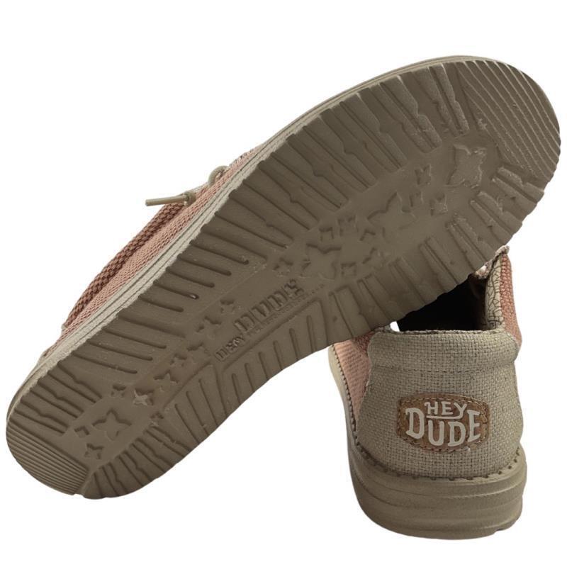 Hey Dude Wally Braided Tangerine Herren Slipper Komfort