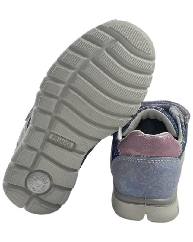 Primigi Mädchen Sneaker 3393400 Leder Blau/Textil