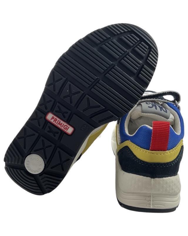 Primigi Kinder Schuhe Jungen Sneaker Blau/Weiß Leder/Texti