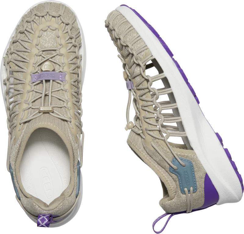 Keen Damen Sneaker Uneek 1022408 Offen Beige Lila