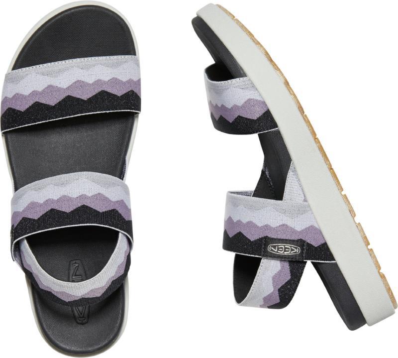 Keen Damen Sandale Elle Backstrap 1024714 Lila Grau Schwarz