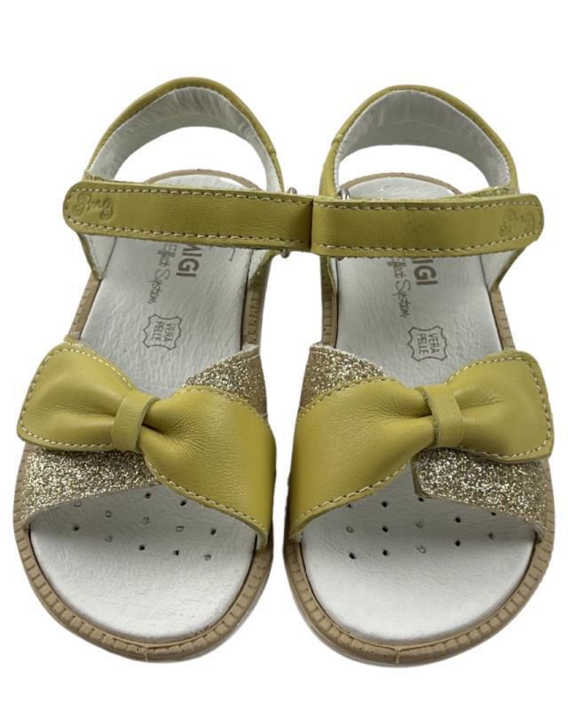 Primigi Kinder Mädchen Sandalen 7392011 Gelb/Glitzer