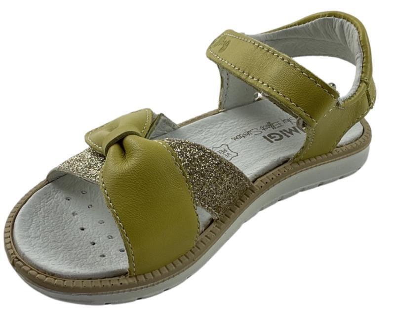 Primigi Kinder Mädchen Sandalen 7392011 Gelb/Glitzer