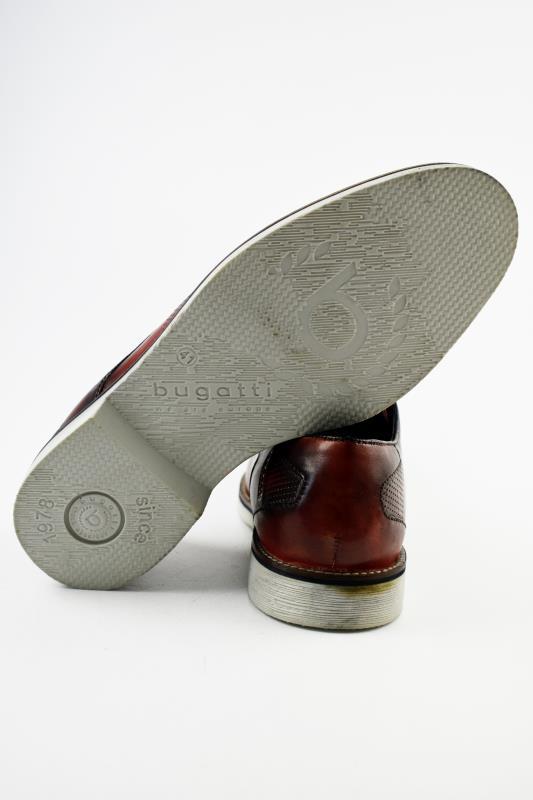 Bugatti Herren Halbschuhe 312-41603-4100-3000 Rot Leder