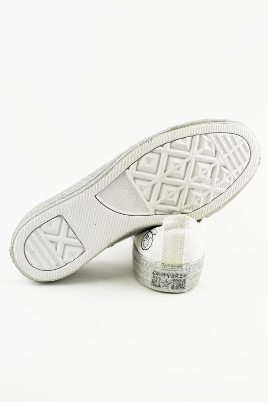 Converse All Star Miley Cyrus Collection Weiß Silber