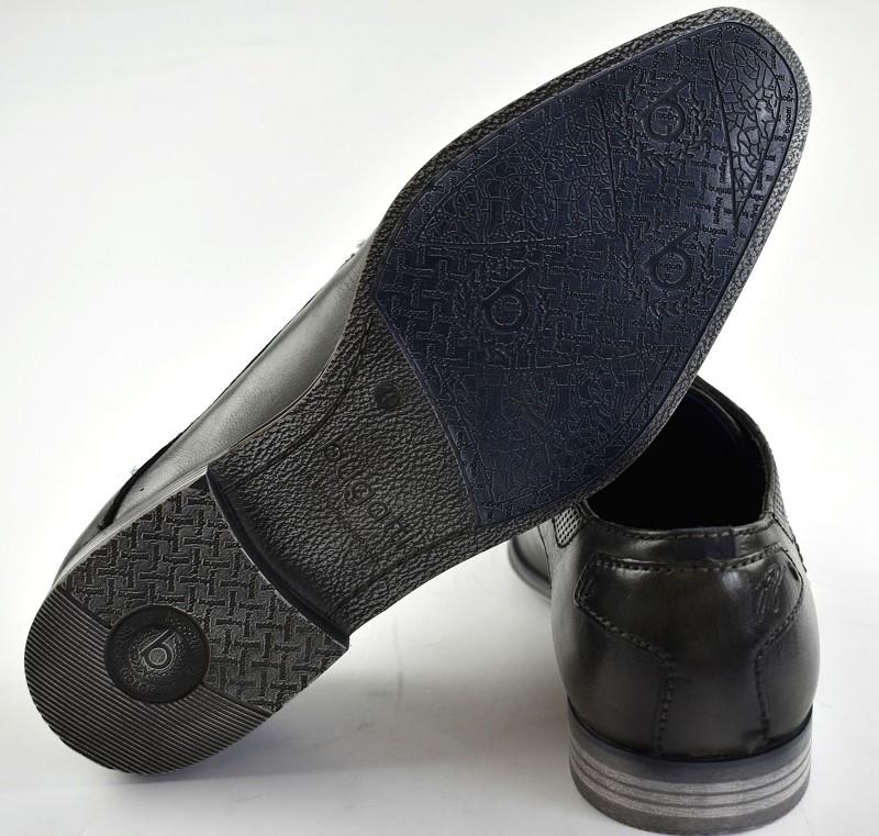 Bugatti Herren Halbschuhe 311-42005-3000 Dunkelgrau Leder