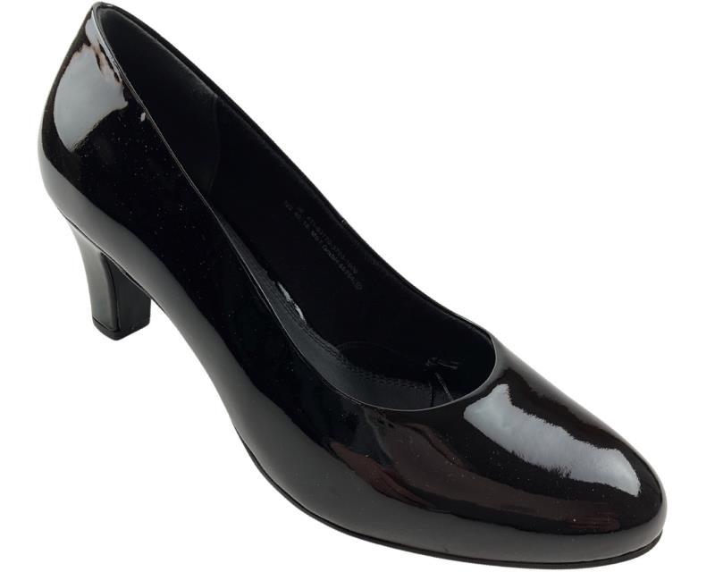 Bugatti Pumps Jade 411-63770-3700-1000 Schwarz Lackleder