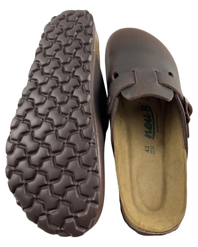 neu B Clogs Pantoletten NEU 20118 BADEN LEDER Habana