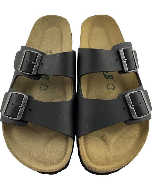 neu B Pantoletten NEU 20108 BAVIERA LEDER Schwarz