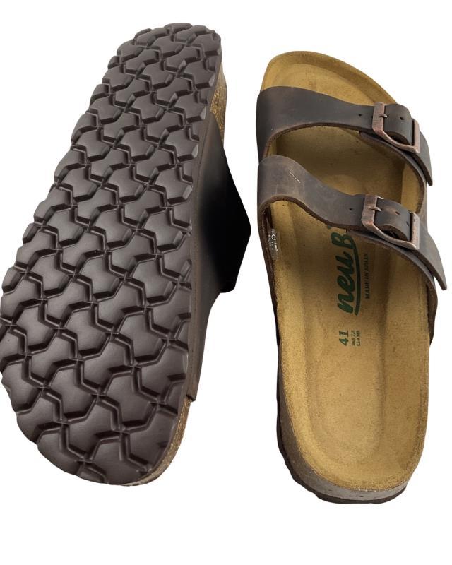 neu B Pantoletten NEU 20107 BAVIERA LEDER Habana