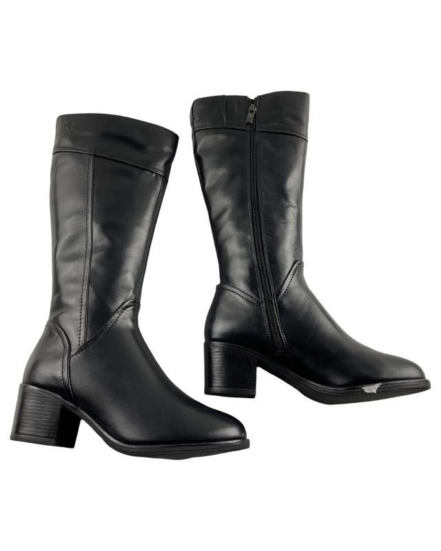 Caprice Damen Stiefel 9-25500-41 022 Schwarz Leder