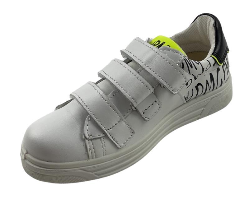 Primigi Kinder Schuhe Jungen Sneaker Blau/Weiß Leder/Texti