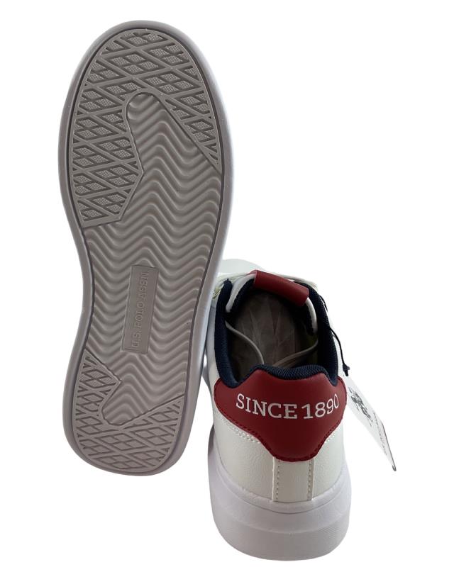 U.S. Polo Assn. Herren Sneaker CODY001C-WHI-REDDO1 Weiß