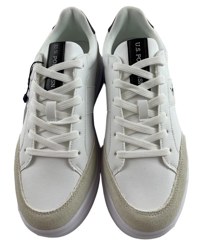 U.S. Polo Assn. Herren Sneaker CODY0034-WHI-BLK01 Weiß