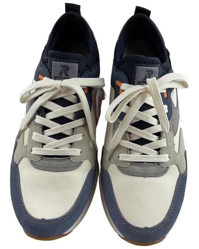 Rieker Sport Herren Sneaker U1403-14 Weiß/Blau