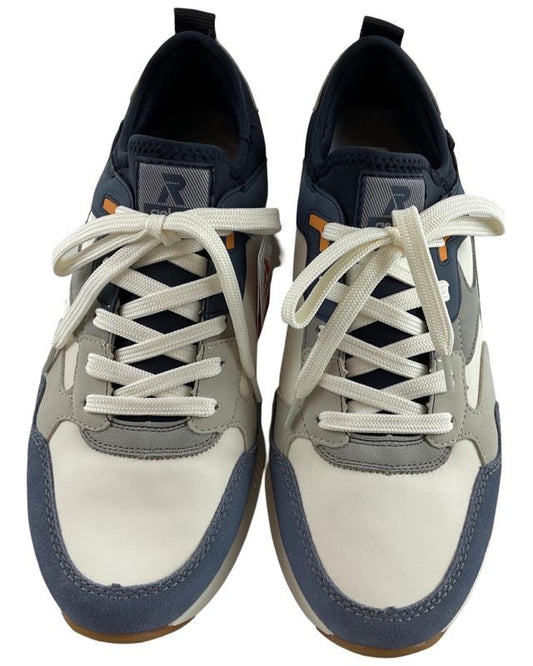 Rieker Sport Herren Sneaker U1403-14 Weiß/Blau