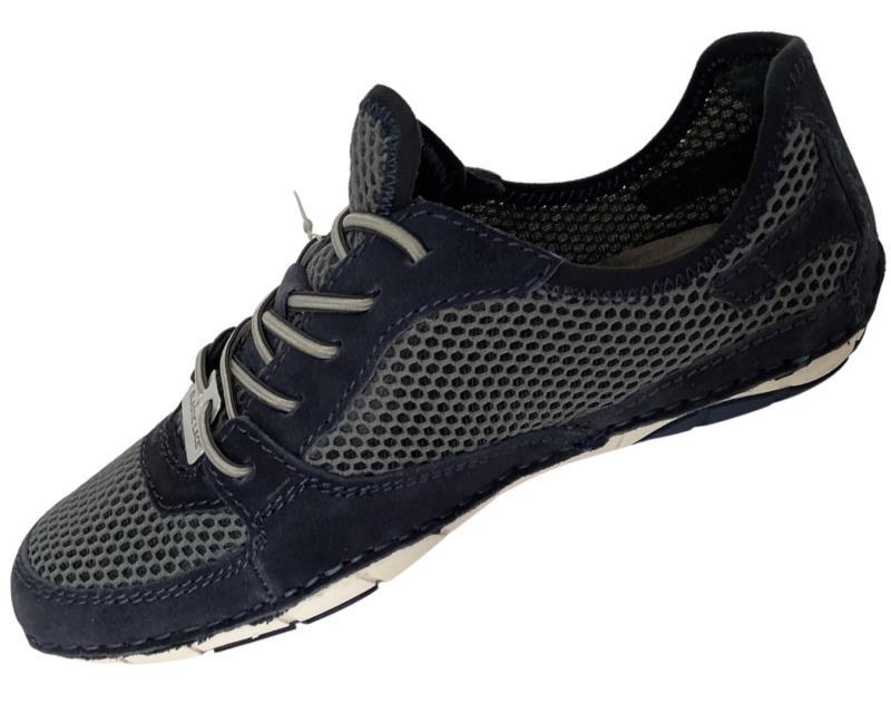 Bugatti Herren Sneaker 321-A7P02-1469-4111 Blau/Dunkelgrau