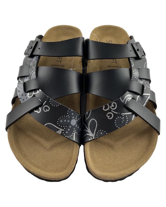 SUPERSOFT Damen Hausschuhe Pantoletten 274 052 Black Multi