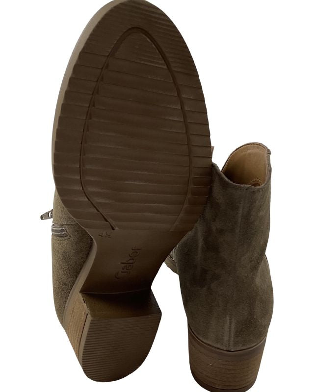 Gabor Cowboy Boots 75.512.14 Braun Rauleder Weite F