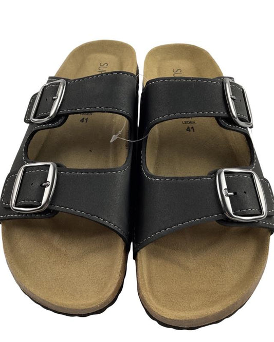 SUPERSOFT Herren Hausschuhe Pantoffeln 174 001 BLACK