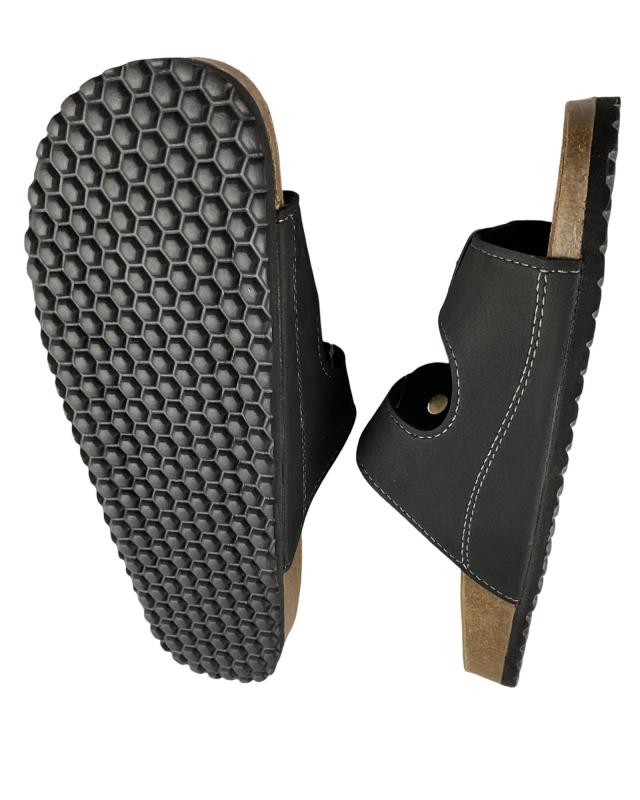 SUPERSOFT Herren Hausschuhe Pantoffeln 174 001 BLACK