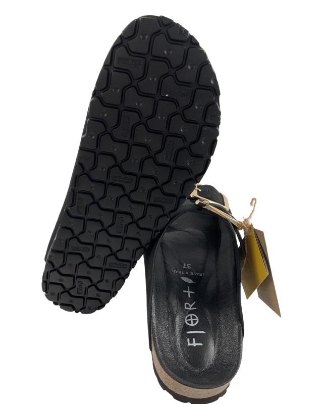 Fjort von Idana Damen Pantoletten 274 351 BLACK Leder