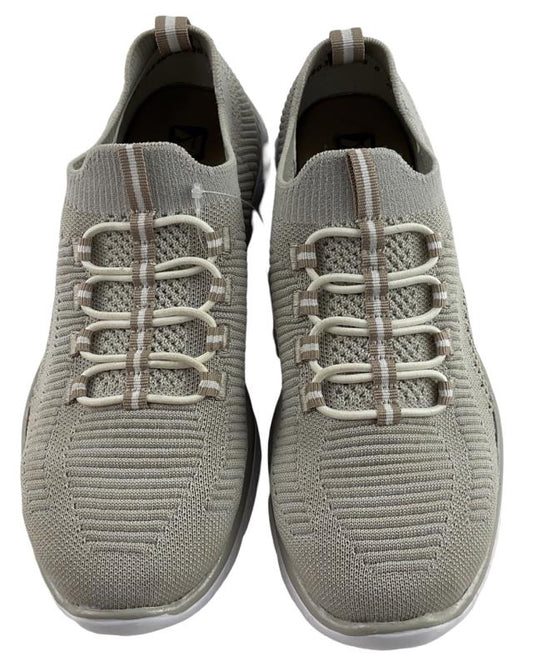 Rieker Damen Slipper M5074-64 Hellbeige Textil Ultraleicht