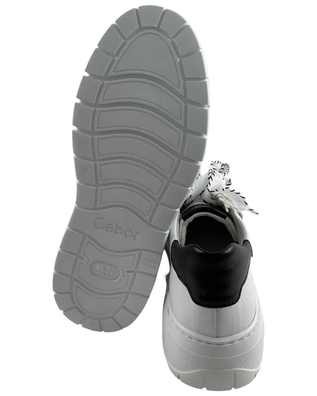 Gabor Comfort Damen Sneaker 63.222.27 Weiß Glattleder