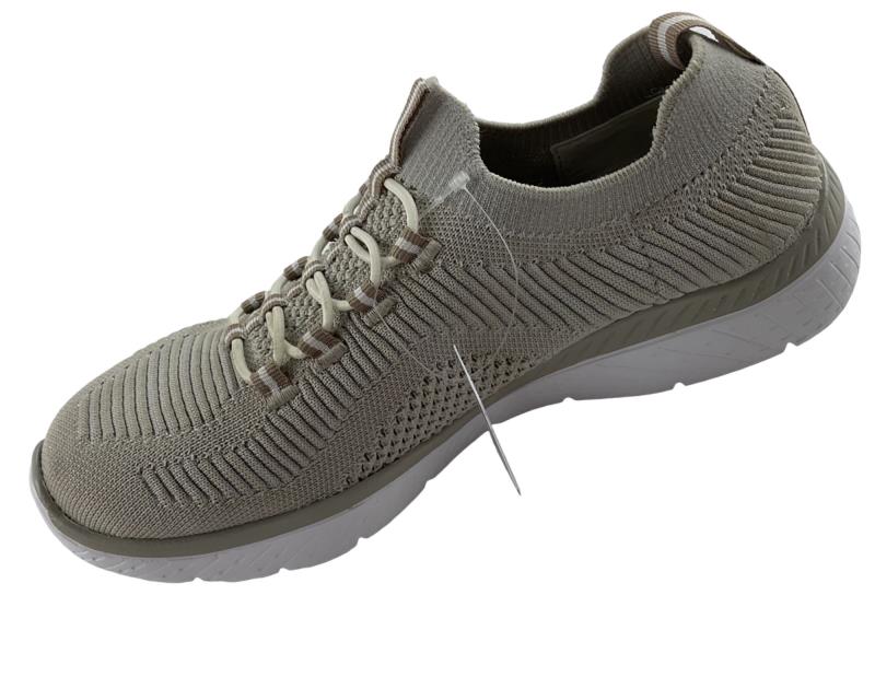 Rieker Damen Slipper M5074-64 Hellbeige Textil Ultraleicht