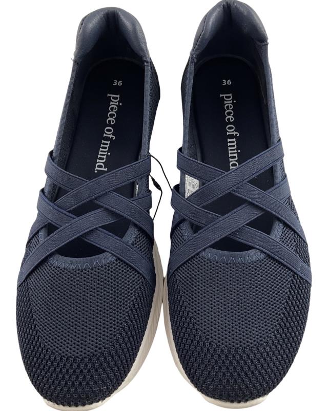 Piece of Mind Damen Ballerina 242 839 NAVY Textil