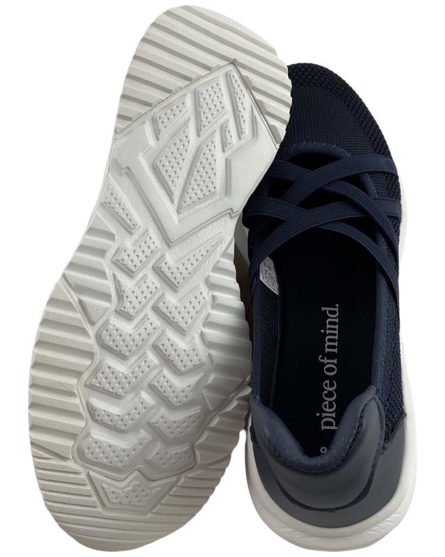 Piece of Mind Damen Ballerina 242 839 NAVY Textil