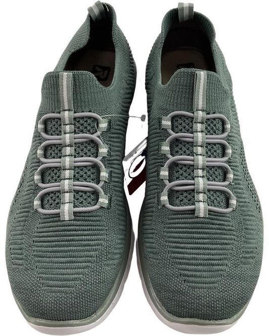 Rieker Damen Slipper M5074-52 Grün Textil Ultraleicht