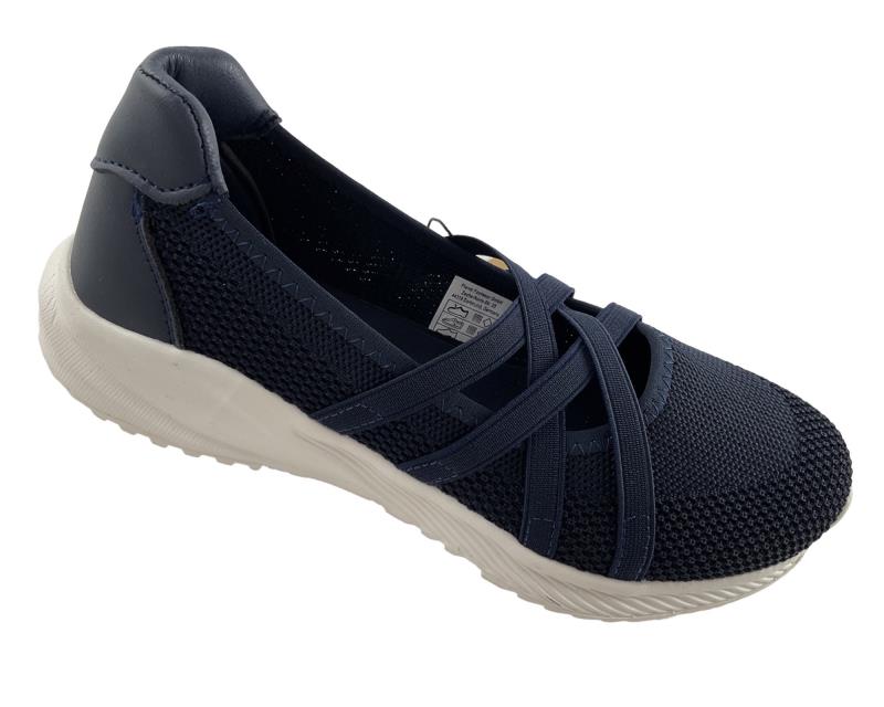 Piece of Mind Damen Ballerina 242 839 NAVY Textil