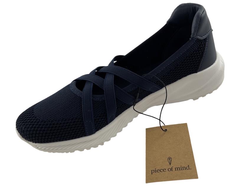 Piece of Mind Damen Ballerina 242 839 NAVY Textil