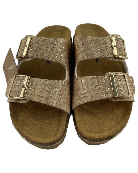 Piece of Mind Damen Pantoletten 274 278 BEIGE Synthetik