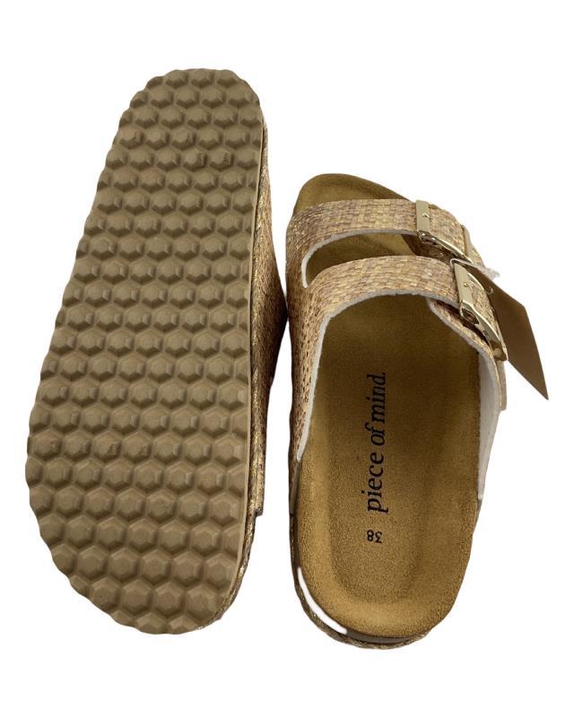 Piece of Mind Damen Pantoletten 274 278 BEIGE Synthetik