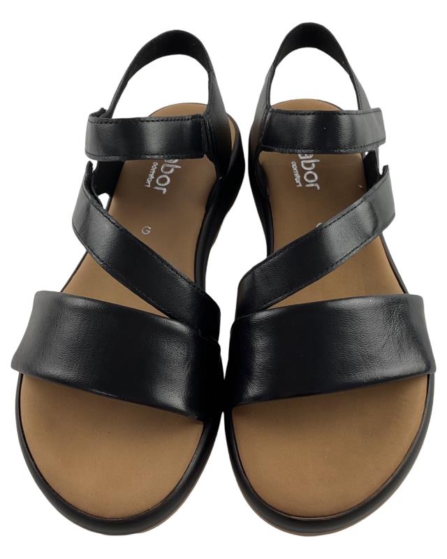 Gabor comfort Damen 62.733.27 Riemchensandale schwarz