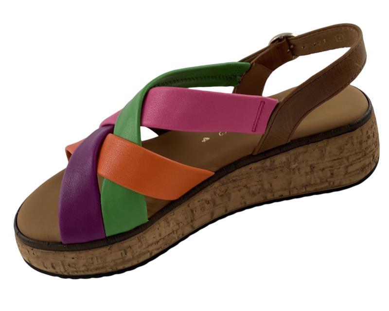 Gabor comfort Damen 62.823.25 Plateau Sandale multicolour