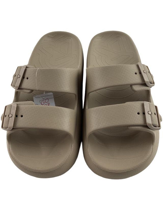 Rieker Damen Pantoletten P2450-60 Kunststoff Beige