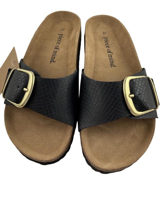 Piece of Mind Damen Pantoletten 274 227 BLACK Synthetik