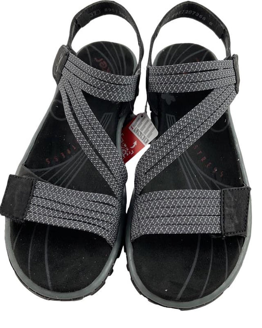 Rieker Damen Trekkingsandalen 68871-00 Schwarz