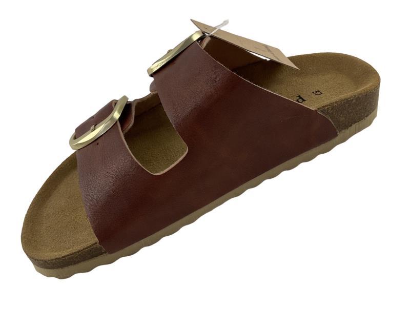 Piece of Mind  Damen  Pantoletten 274 293 COGNAC  Synthetik