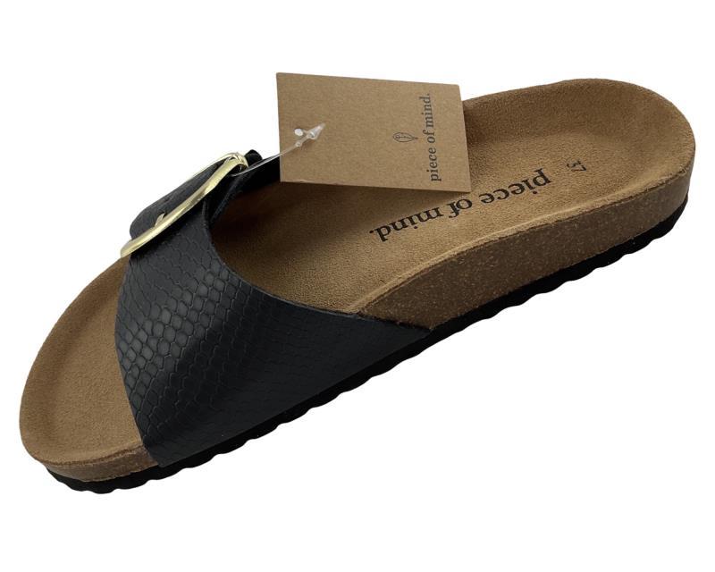 Piece of Mind Damen Pantoletten 274 227 BLACK Synthetik