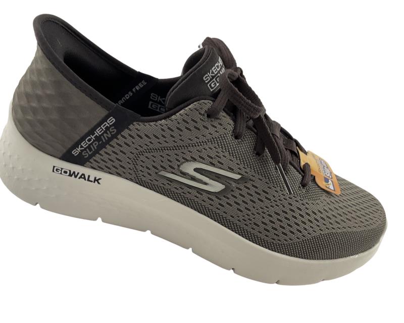 Skechers Herren Slip-ins: GO WALK Flex- New World 216505/BRN VEGAN