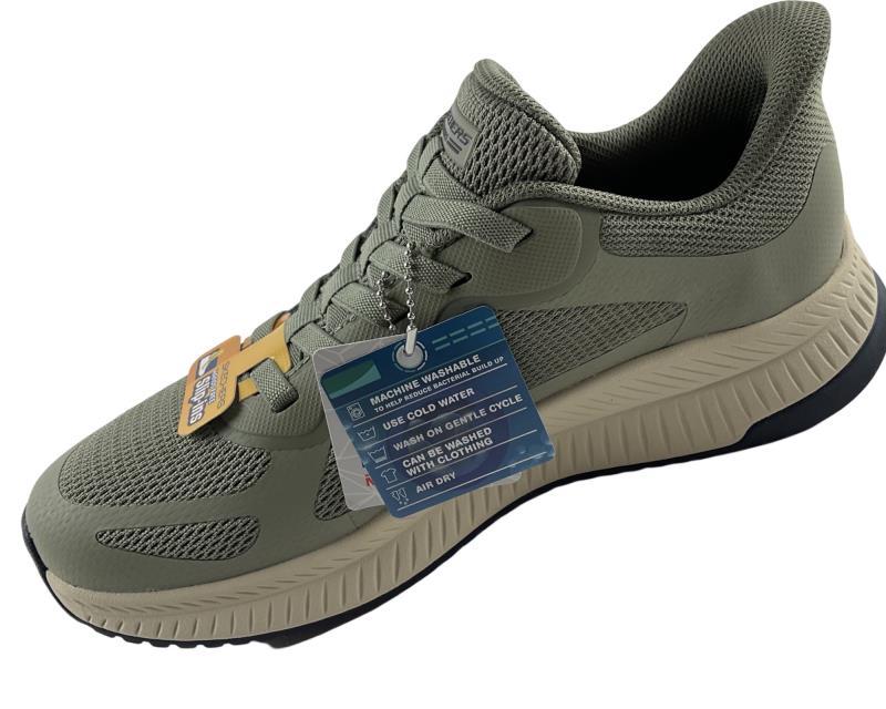 Herren Skechers Slip-ins: BOBS Sport Squad Chaos 4 118423/OlV