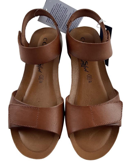 Damen Cosmos Comfort Kailsandale 6134803-3-3 Braun Leder