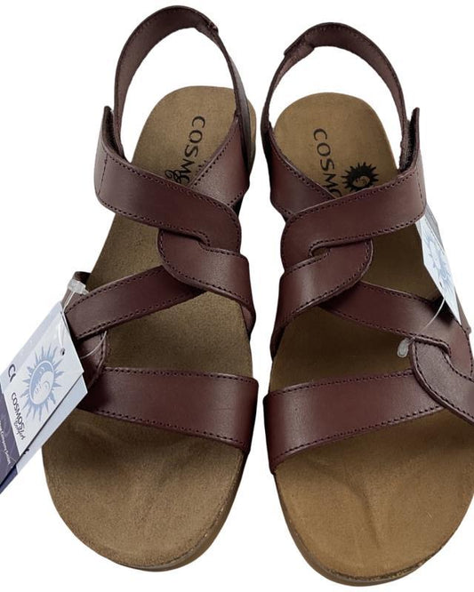 Damen Cosmos Comfort Sandale 6106814-3 Dunkelbraun Leder